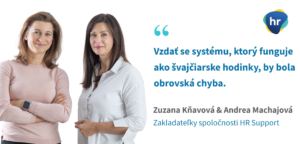 Zuzana Kňavová, Zuzana Machajová, zakladateľky spoločnosti HR Support